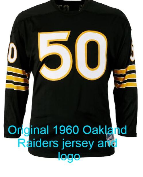 oakland raiders 1960 uniforms