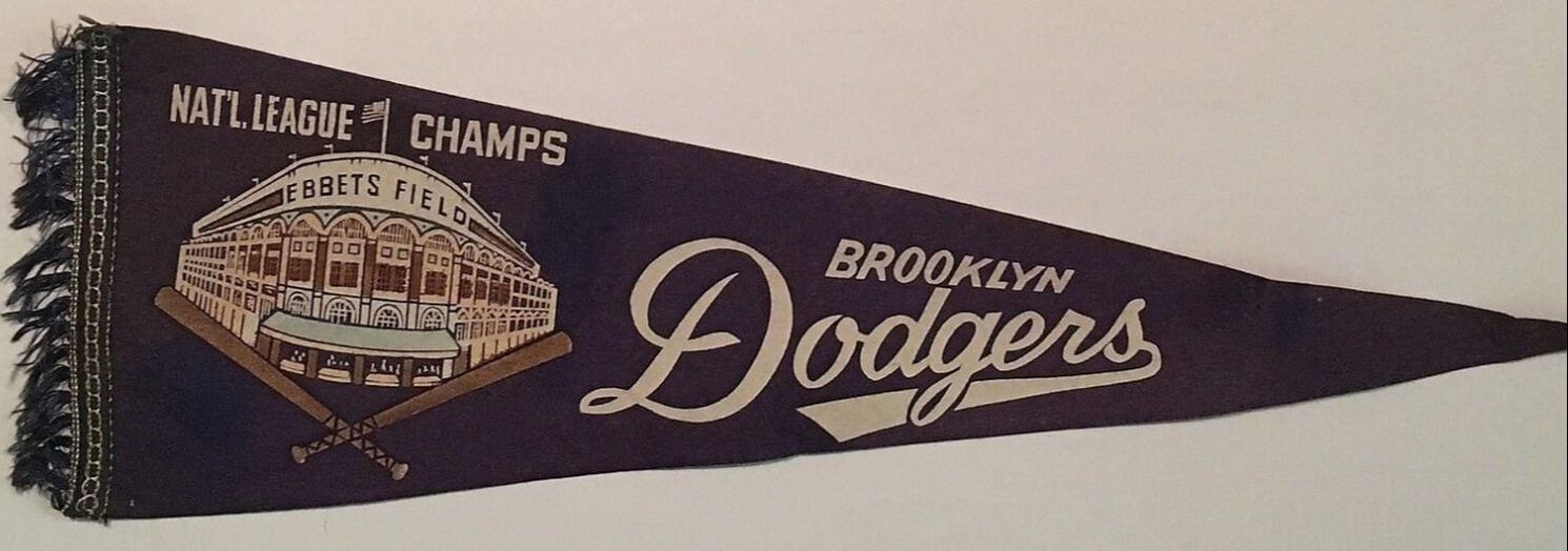 Brooklyn Dodgers 1955 World Champions Vintage Poster — Local Nine